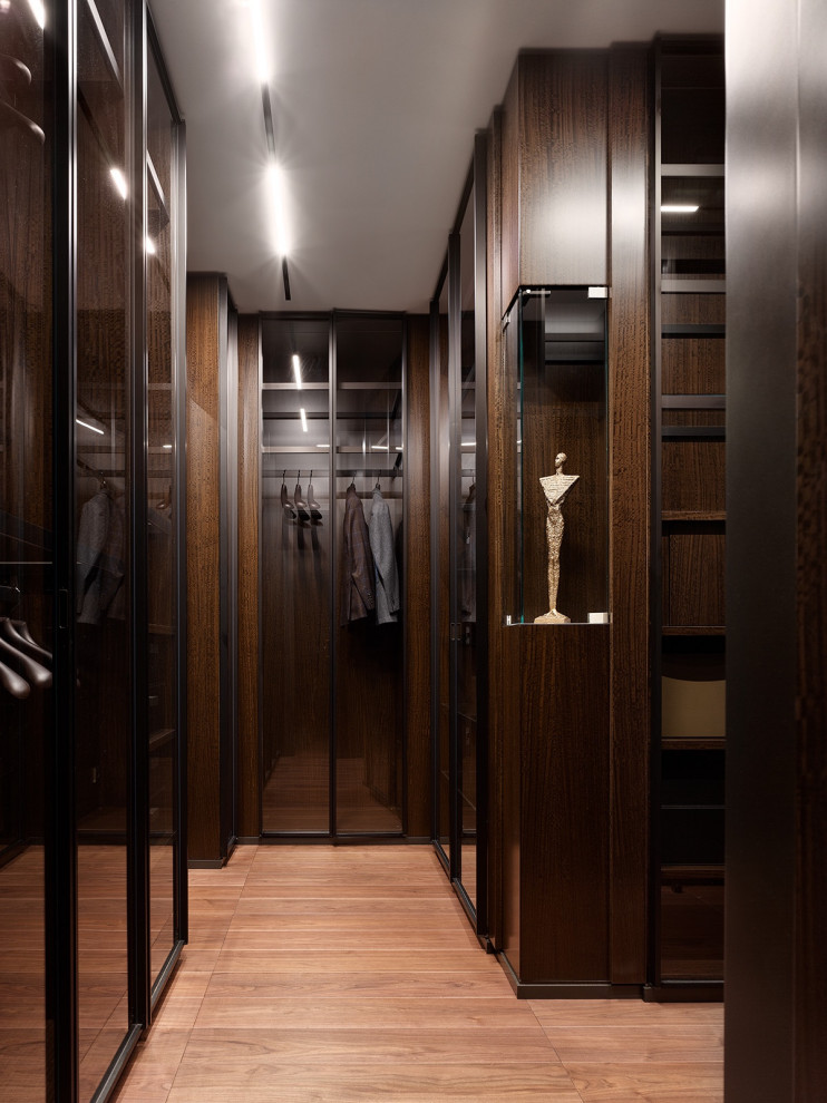 Люкс интерьер гардеробной в Квартире 120 кв. м. в Современном стиле