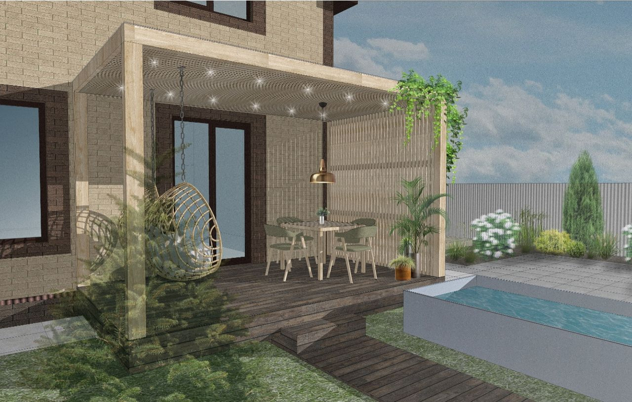 Обложка проекта: Проект благоустройства приусадебного участка 4,7 соток