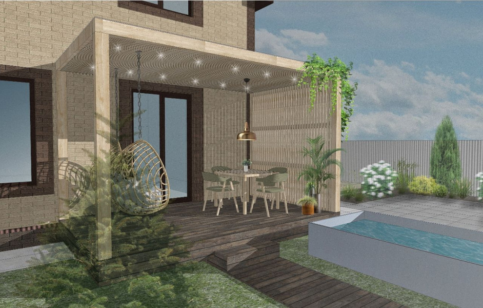 Обложка проекта: Проект благоустройства приусадебного участка 4,7 соток