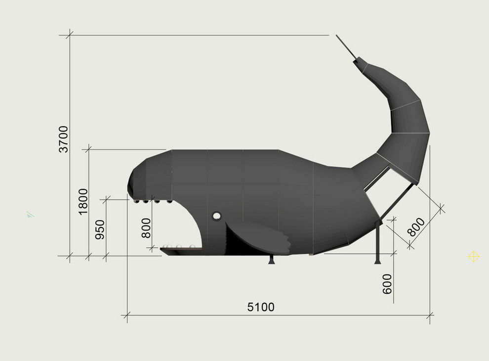 Детская игровая площадка «Кашалот»
