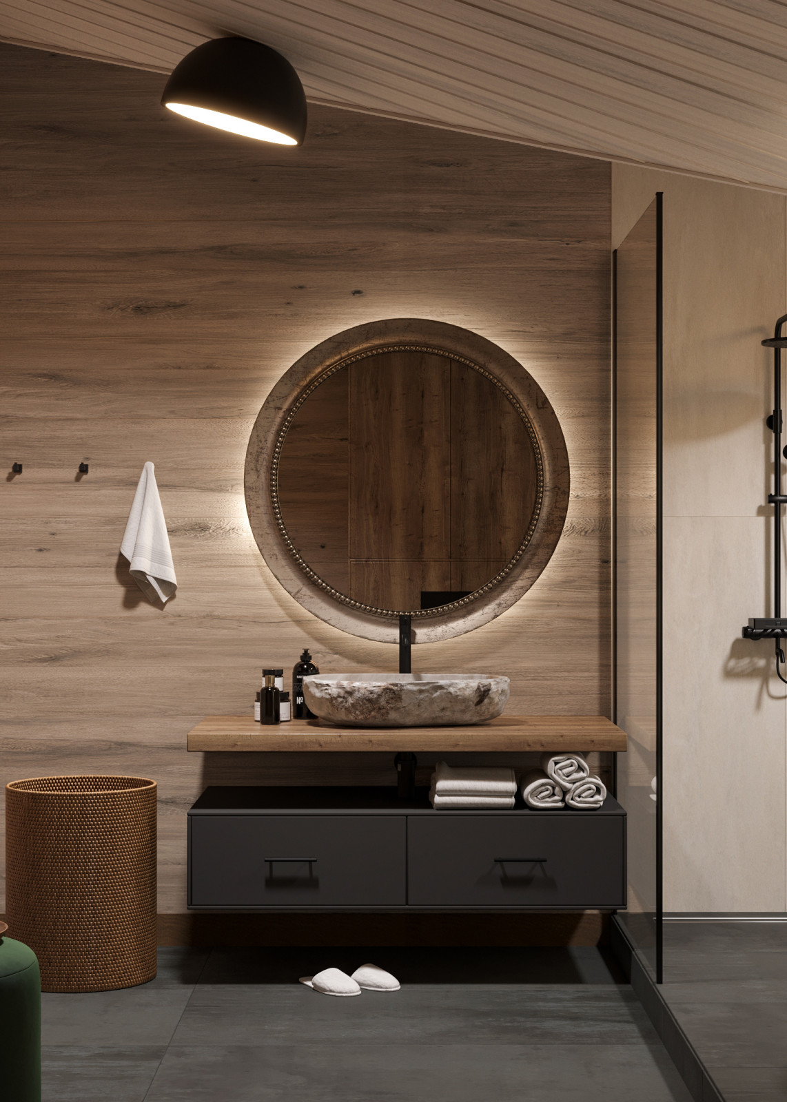 Дизайн интерьера дома в кп "Гринвуд"