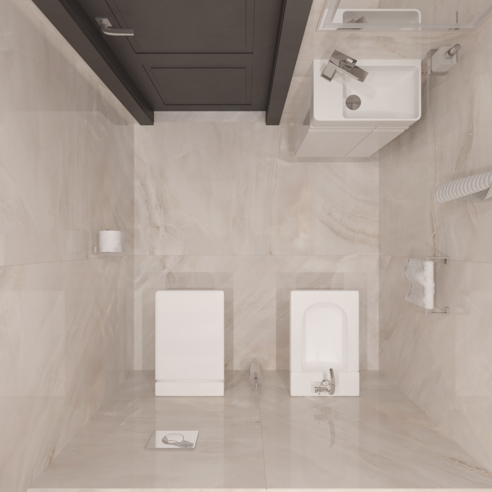 Дизайн интерьера квартиры. 168 кв.м. Soft contrasts.