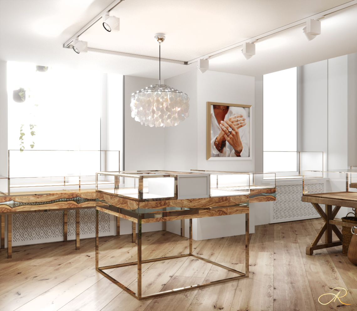 Дизайн проект для магазина украшений "Island Soul". Moscow