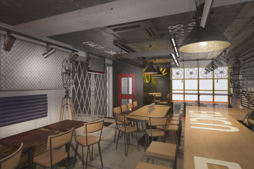 Дизайн проект общественного интерьера (бар) Revolver Craft beer