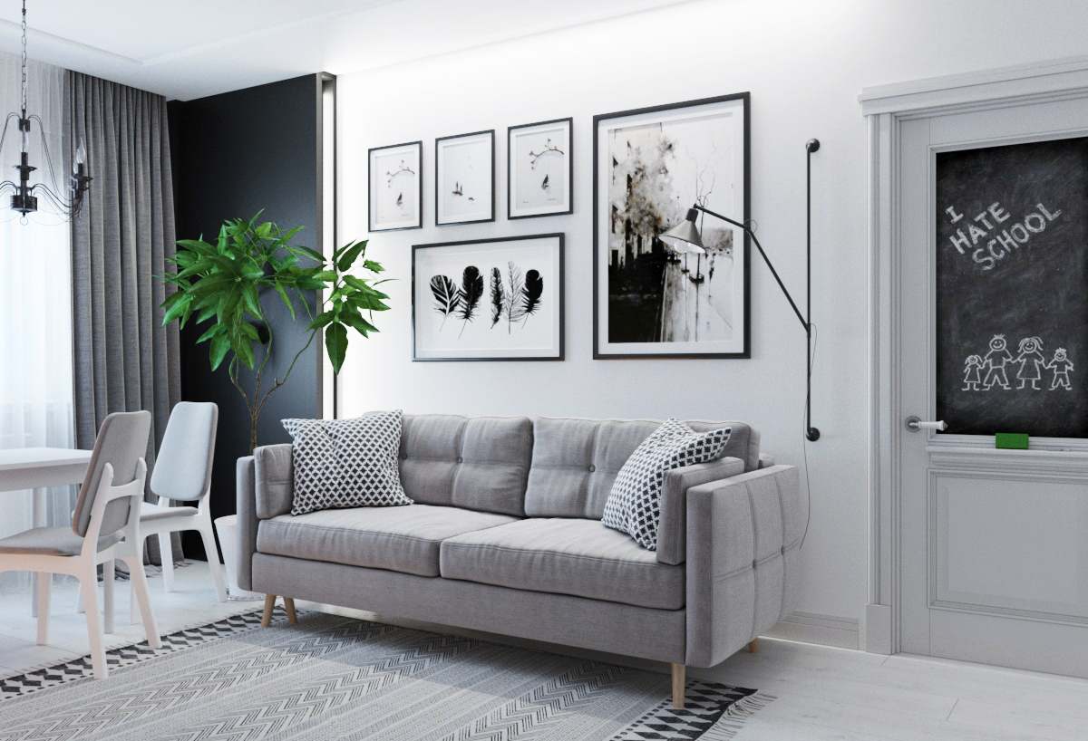 Обложка проекта: Дизайн 2х комнатной квартиры