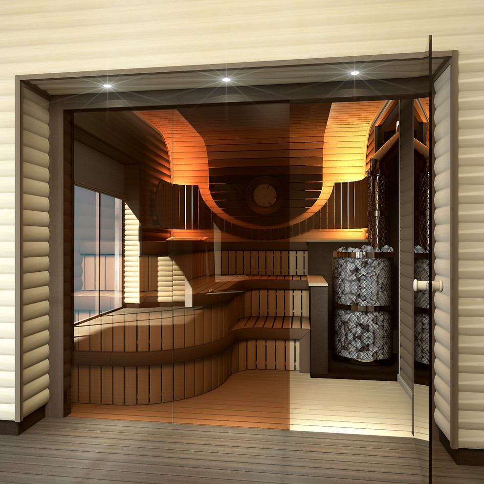 SPA зона с бассейном в частном доме под Харьковом.