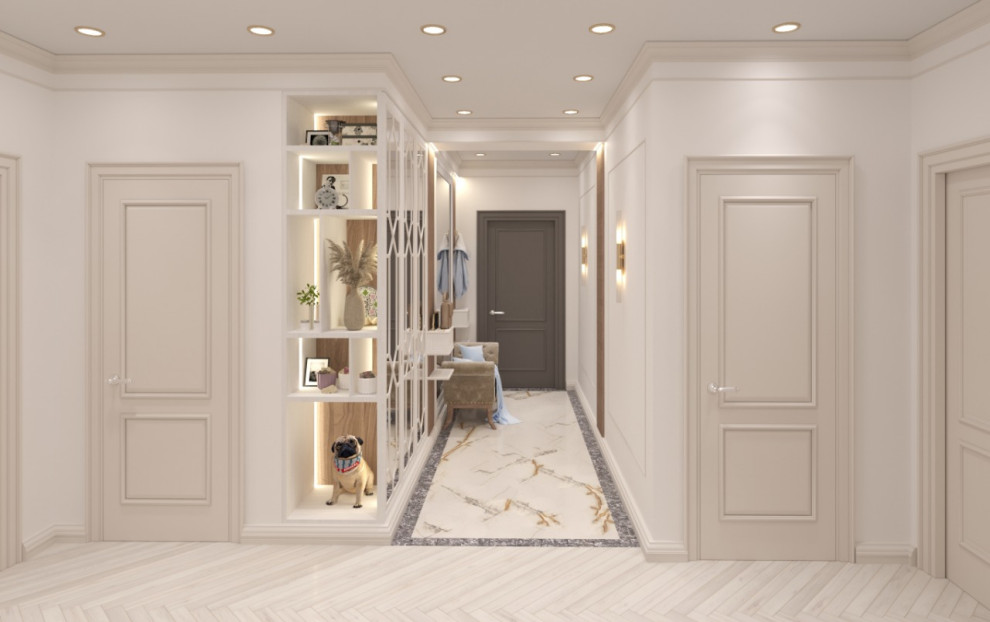 легкая неоклассика в голубом