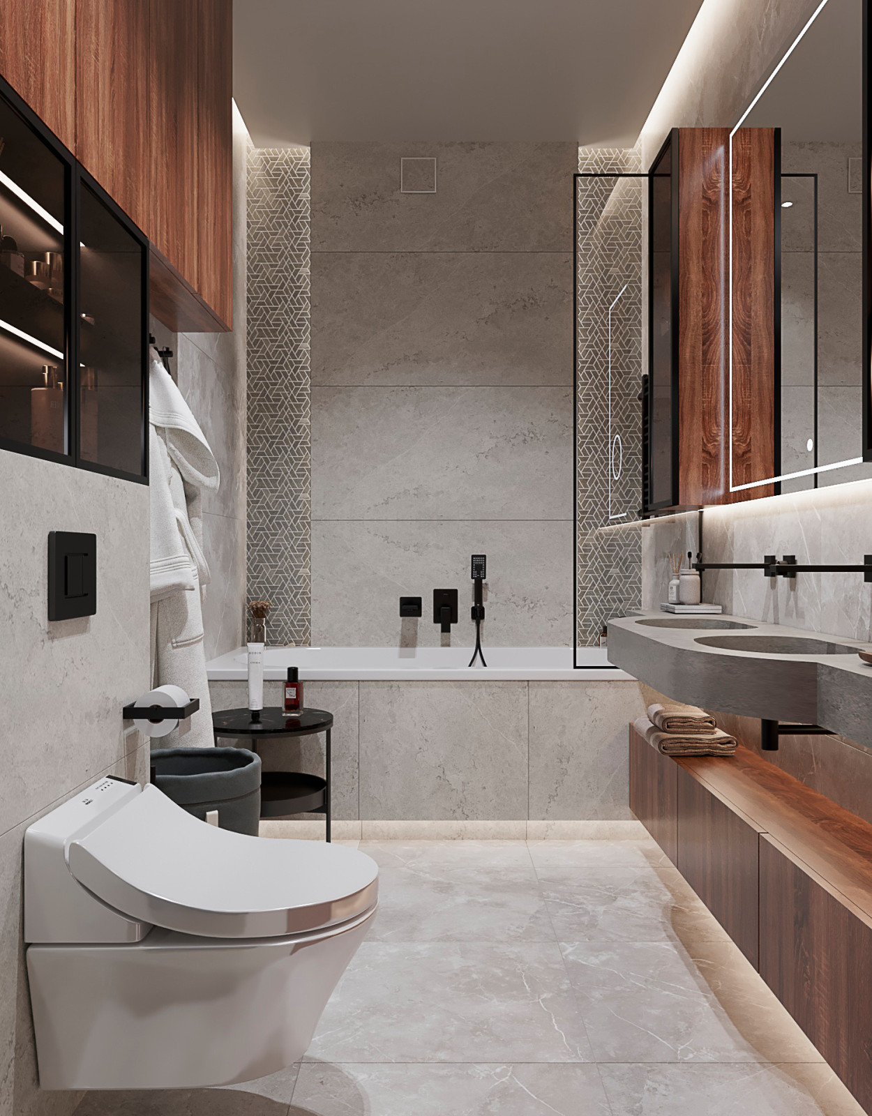 2023г. Интерьер частного дома 350 м2 в г. Новосибирск