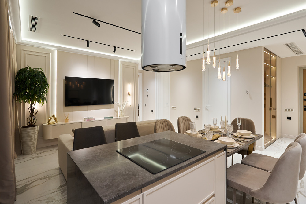 Евро 4-комнатная квартира 130 кв/м с террасой в ЖК «D1»