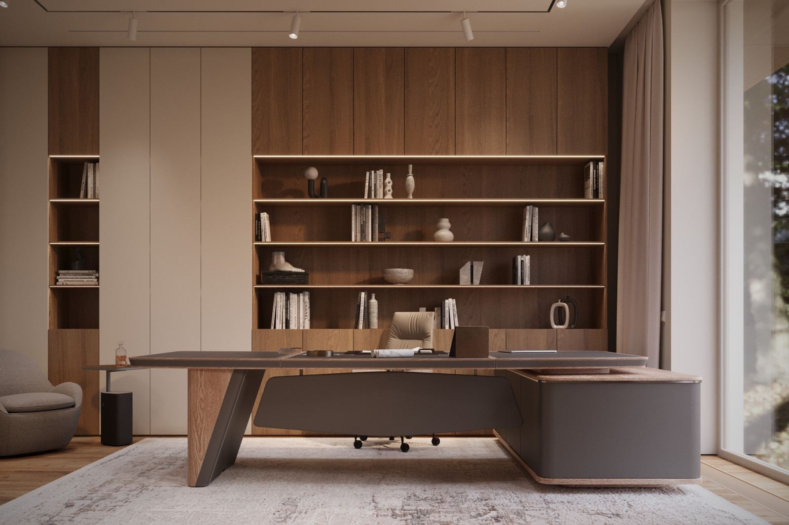 Дизайн интерьера загородного дома в Смоленской области площадью 478м2