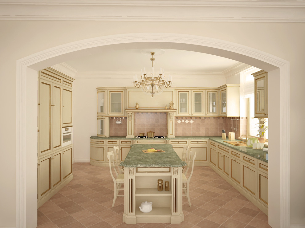 Дизайн интерьера кухни-столовой в частном доме