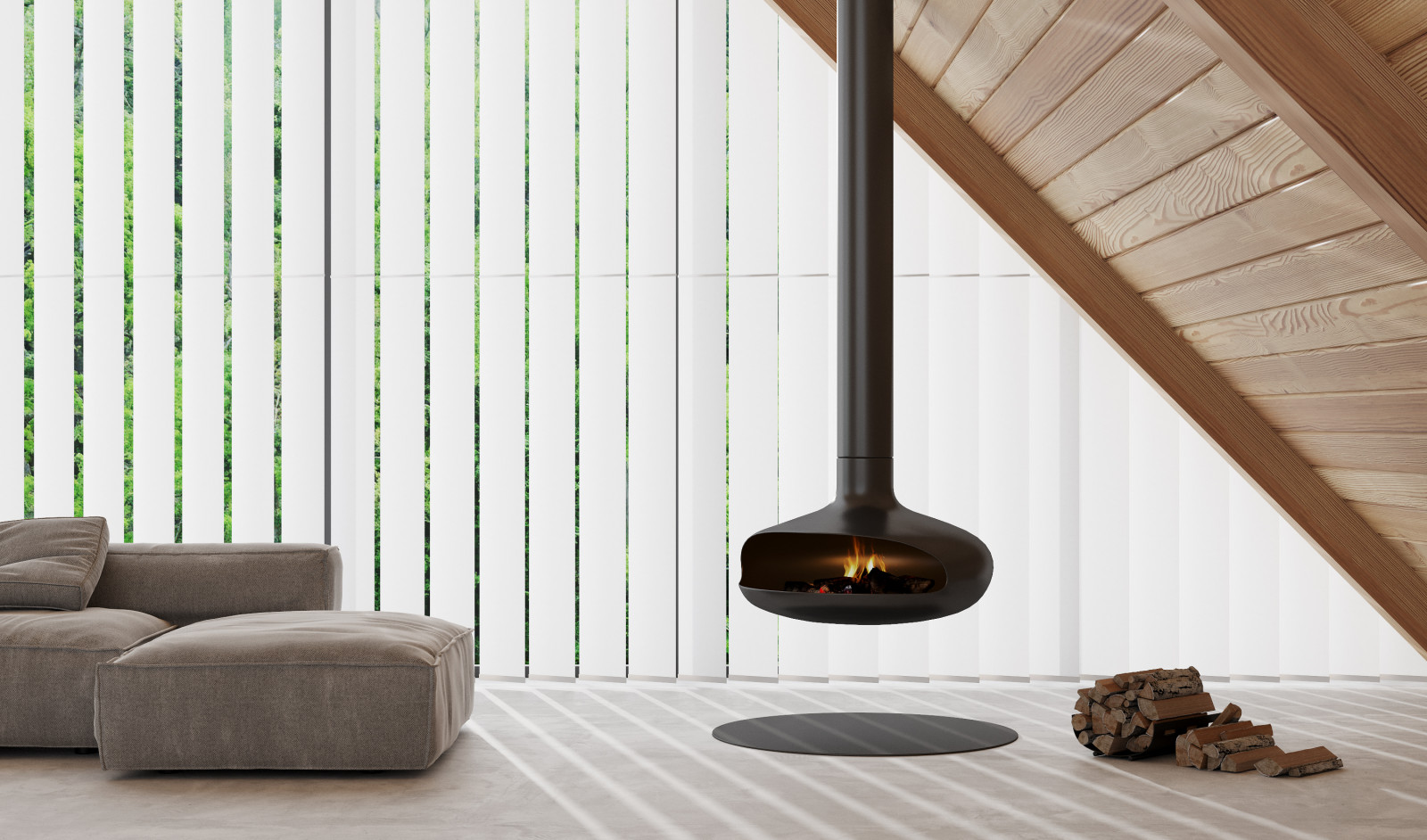 Дом с нестандартными окнами