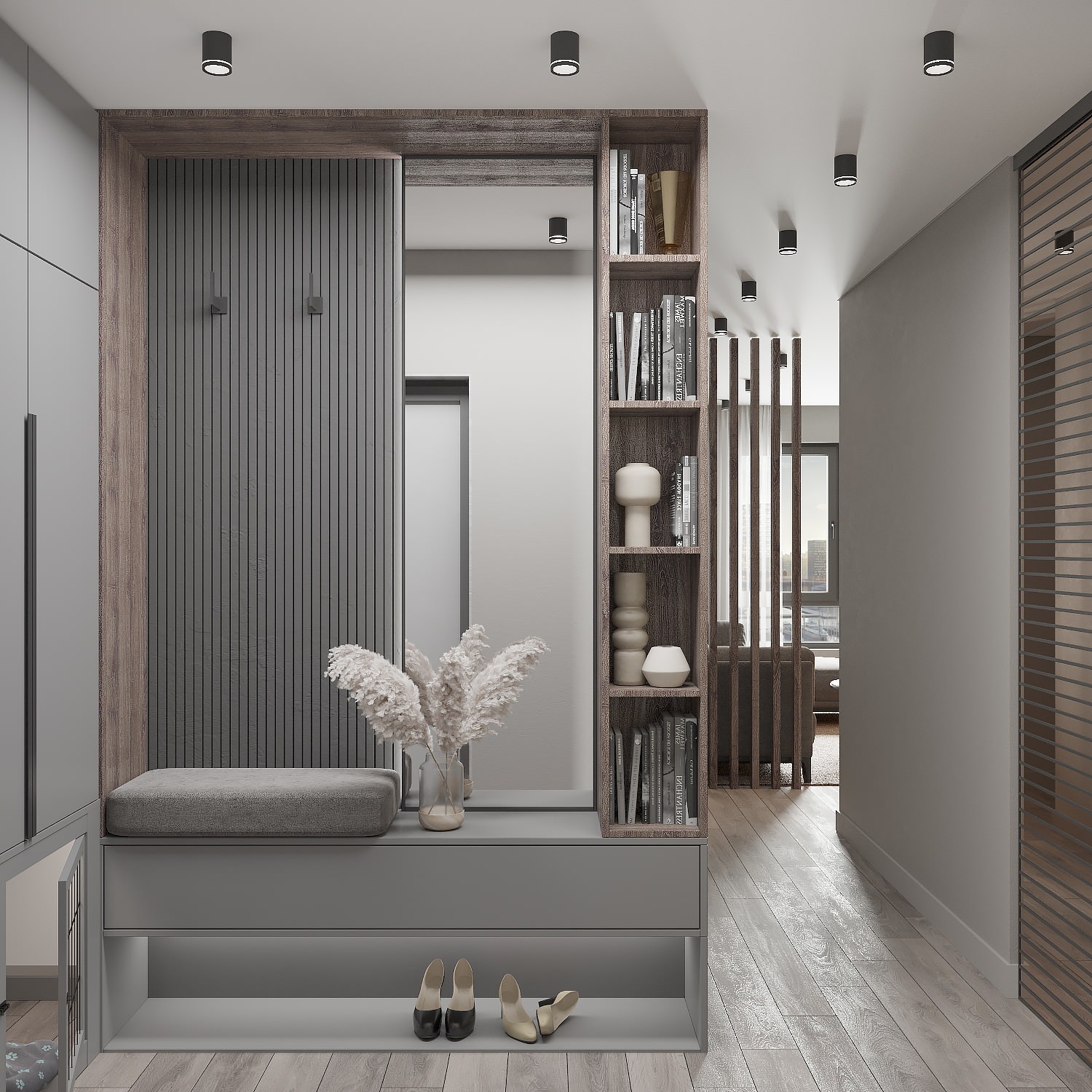 Квартира для семьи с вольером для собаки