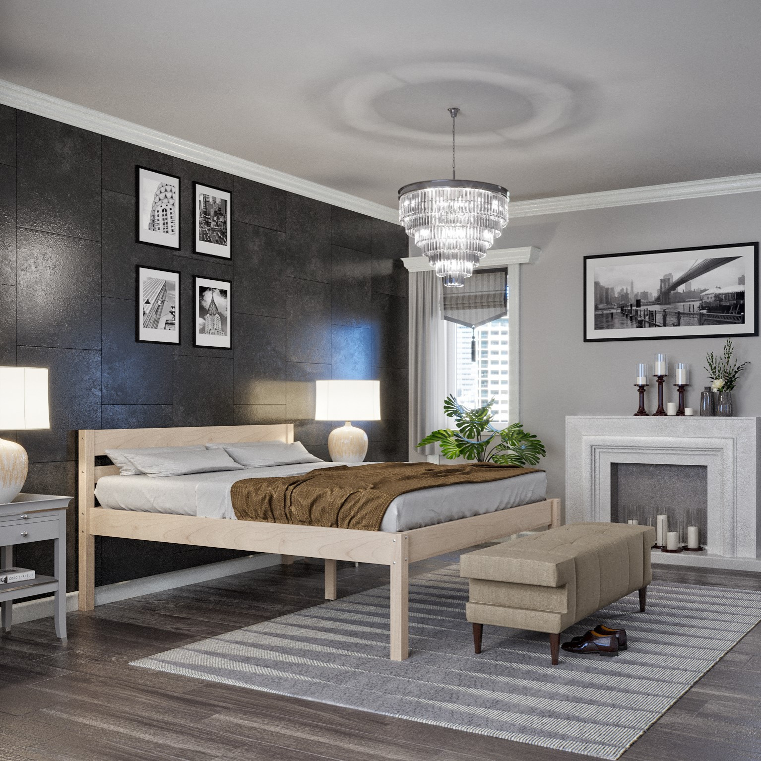 Кровати из березы