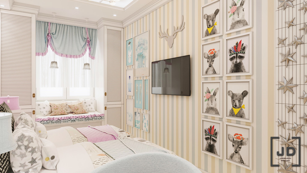 Дизайн детской в стиле шебби-шик.