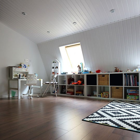 Реализованный интерьер таунхауса в Афонино