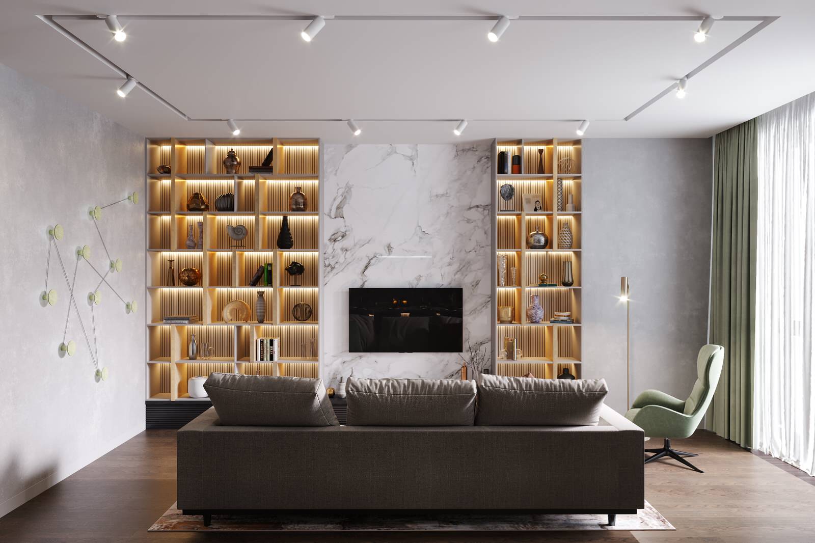 Квартира 110 кв. м. в современном стиле ЖК Red Side.