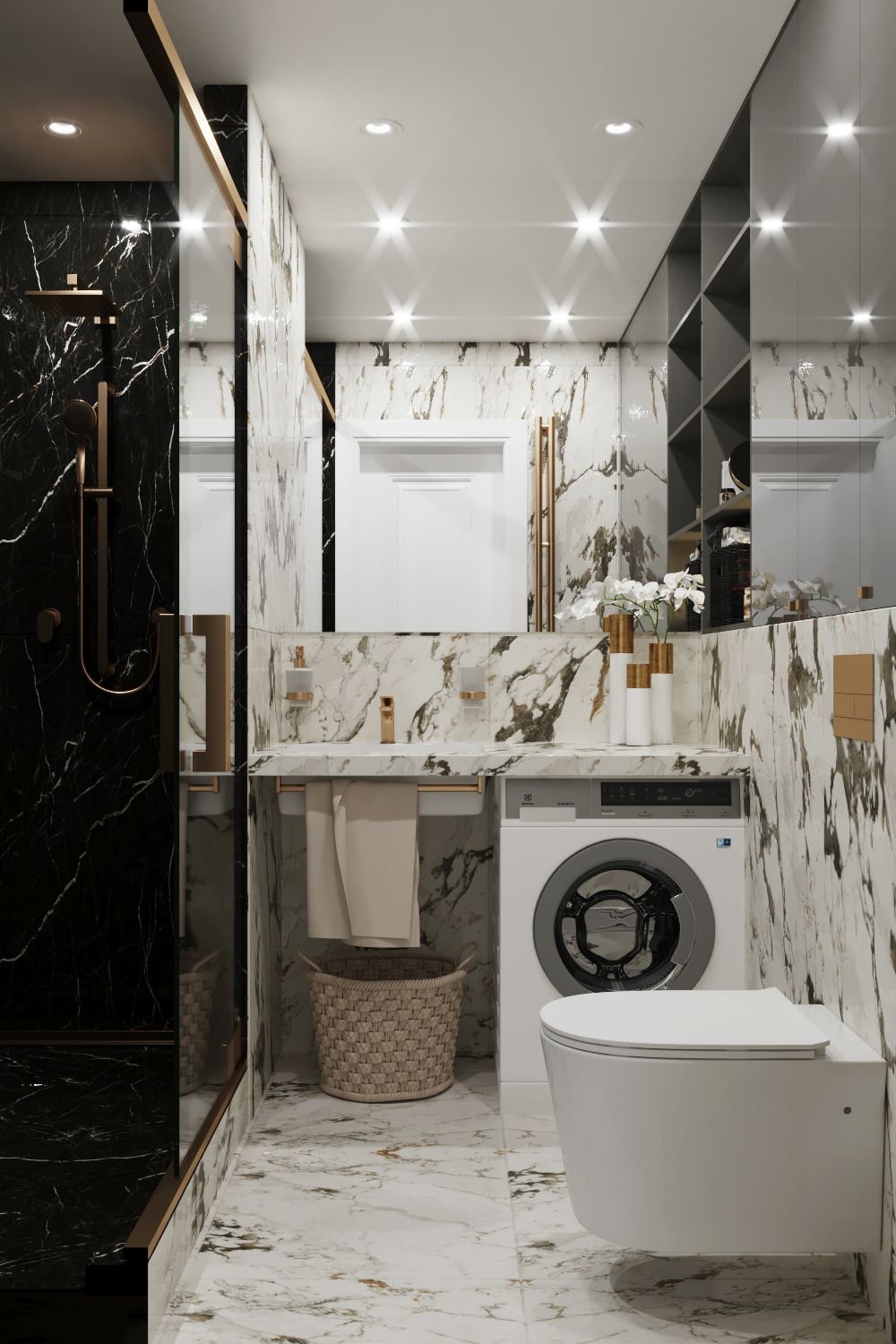 Дизайн проект однокомнатной квартиры в ЖК "Европейский" г. Тюмень