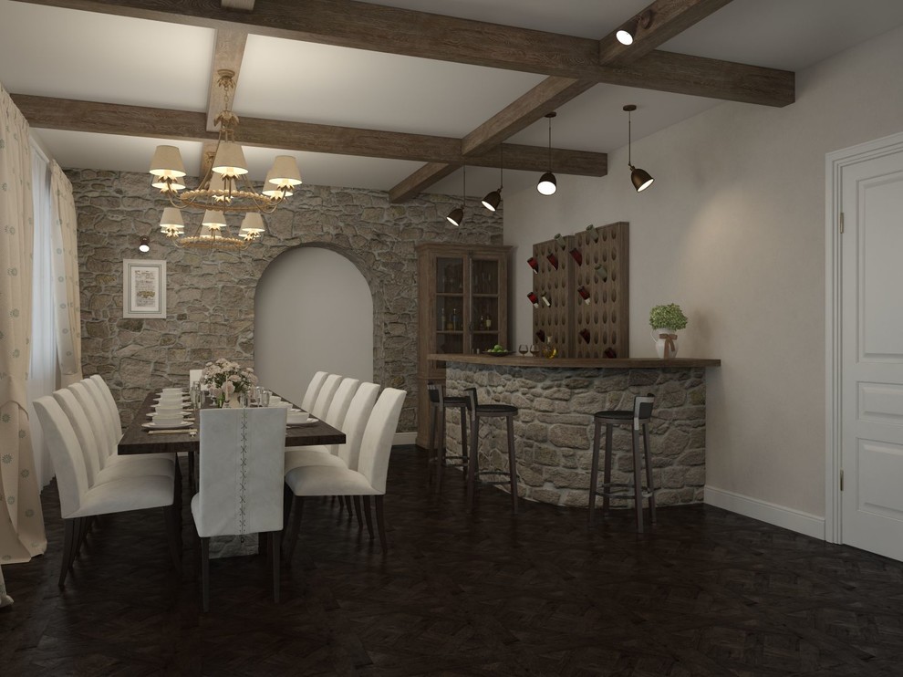 Деревенский стиль в поселке "Петровские аллеи"