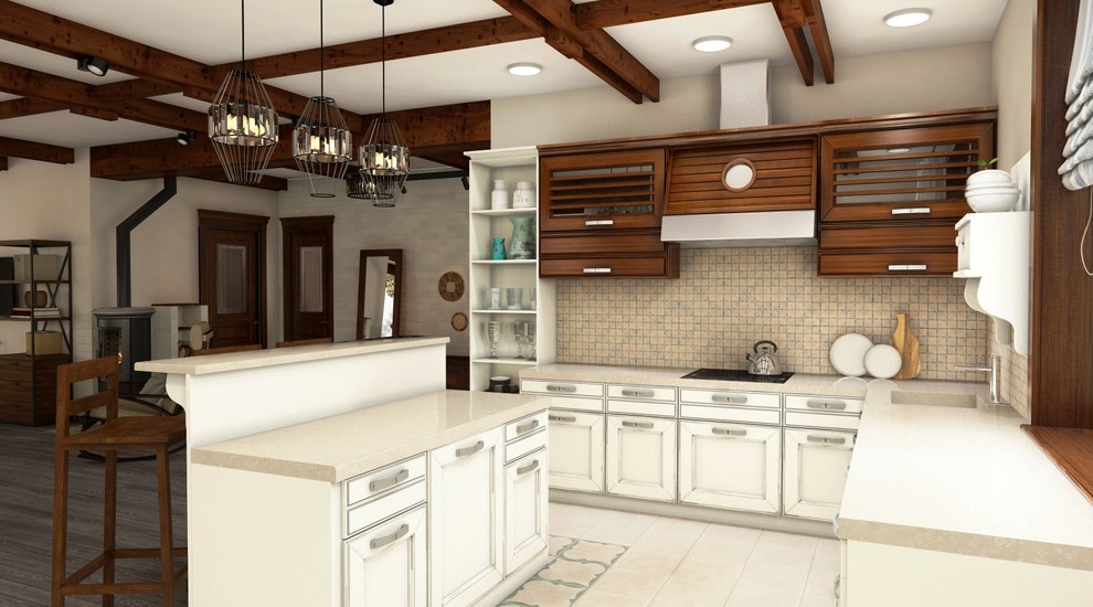 Дом в ретро стиле.