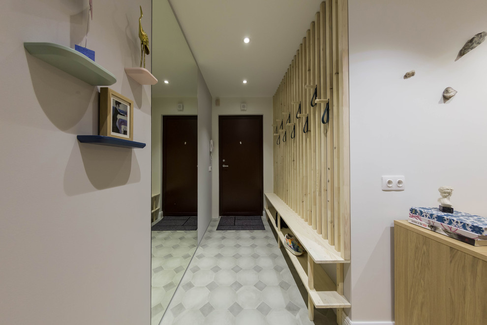 Зефирно-розовый интерьер для сдачи в аренду