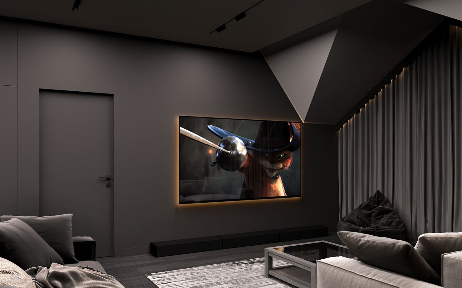 Мансарда жилого дома