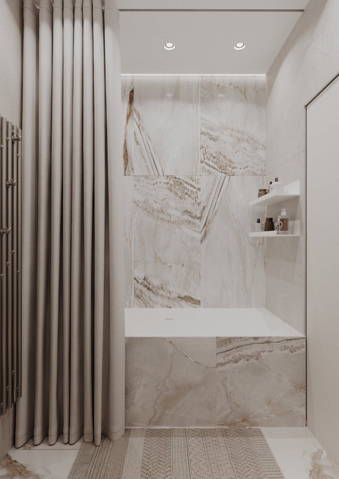 Дизайн интерьера трехкомнатной квартиры "ЖК Дежнев"