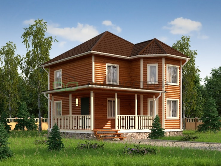 Обложка проекта: Каркасный дом К-18