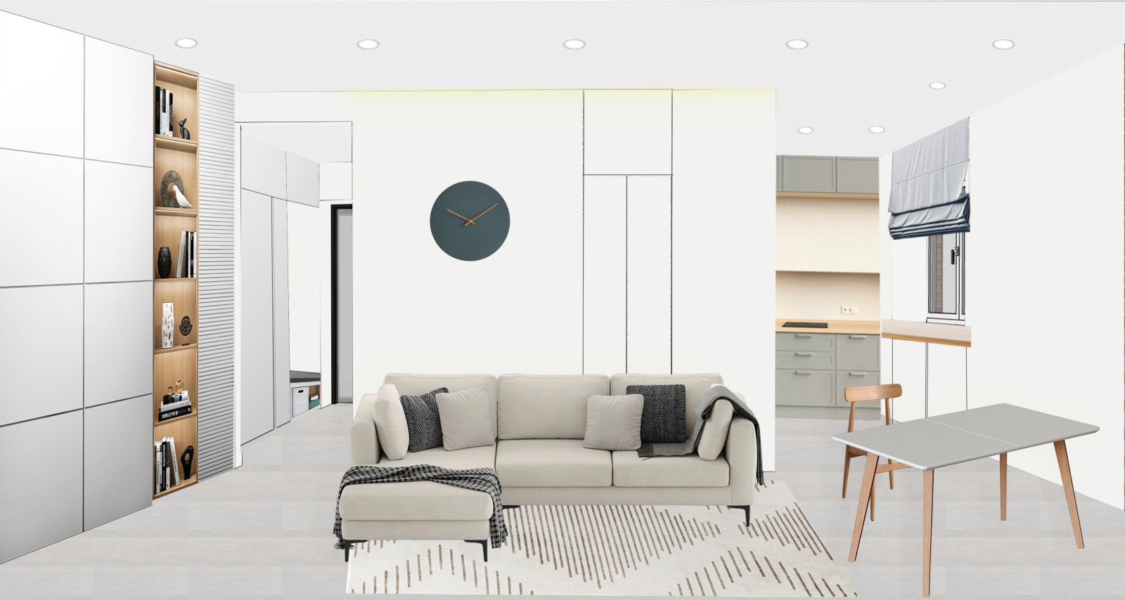 Обложка проекта: Дизайн гостиной коллажи