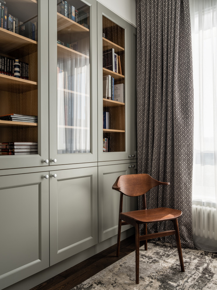 Светлая квартира для ценителей искусства в Москве 120 кв.м.