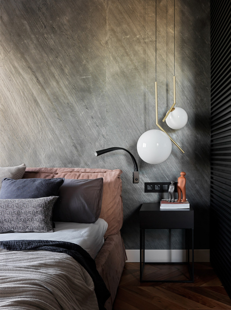 Apartment with grey shades in Saint-Petersburg