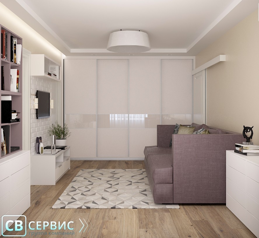 Дизайн трехкомнатной квартиры (м.Ясенево)