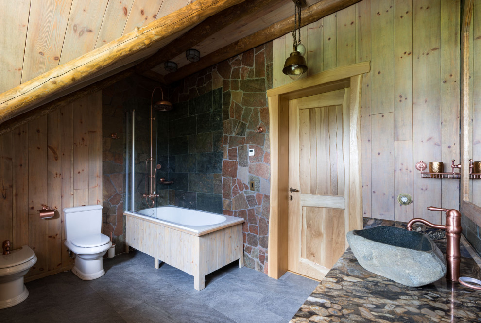 Дом в рустикальном стиле