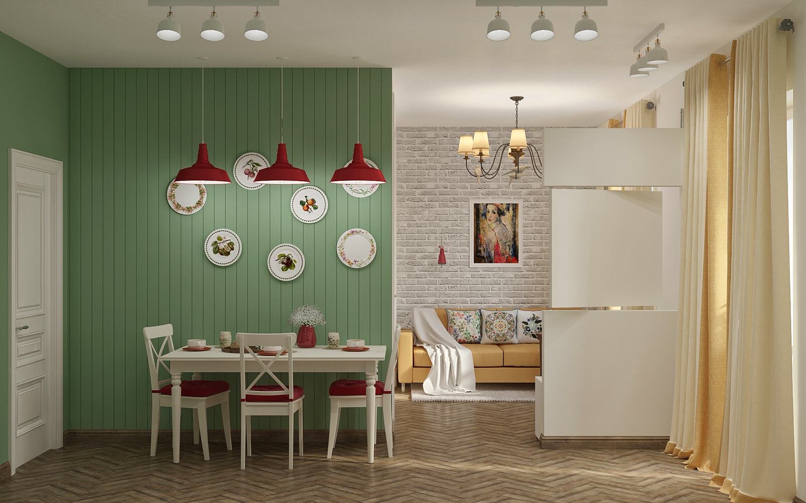 Яркий проект с мебелью и освещением ИКЕА