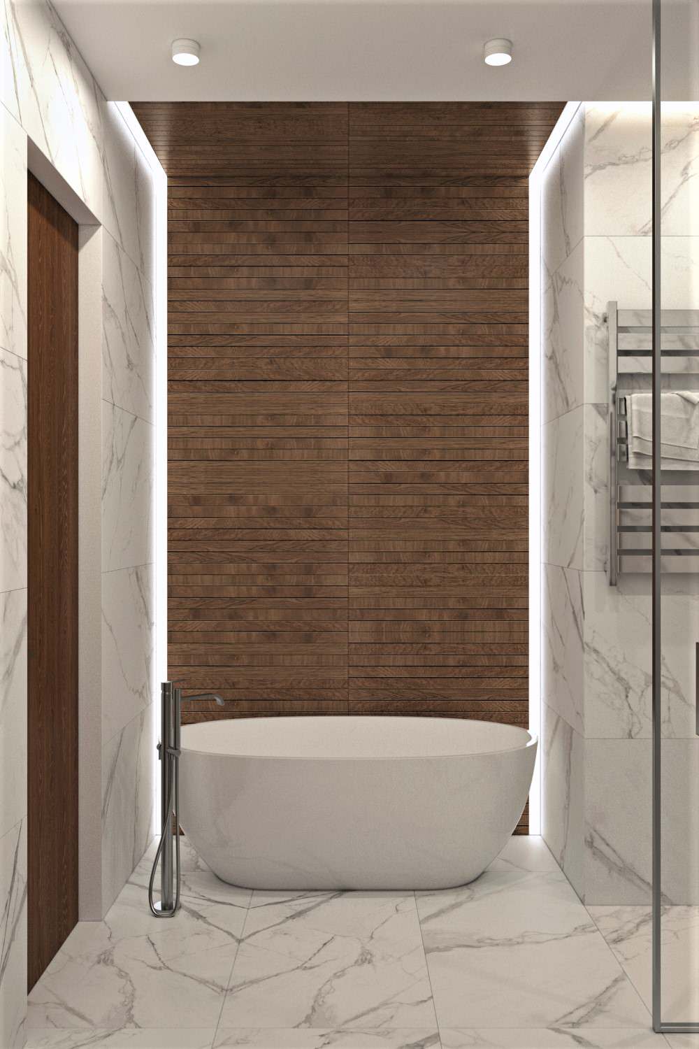 Монохромный с деревом