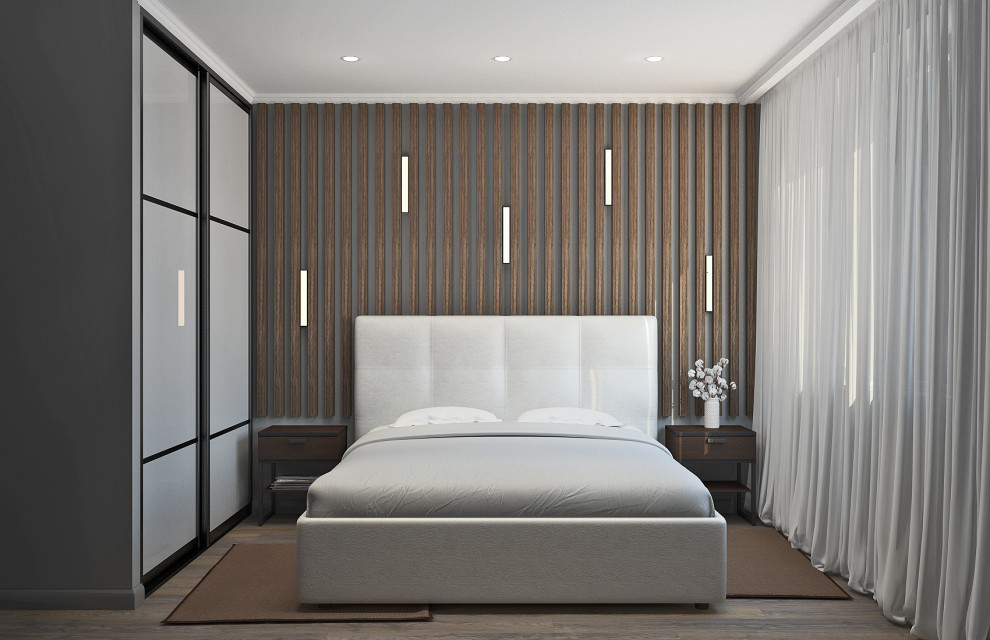 Современная однокомнатная квартира для молодого человека.