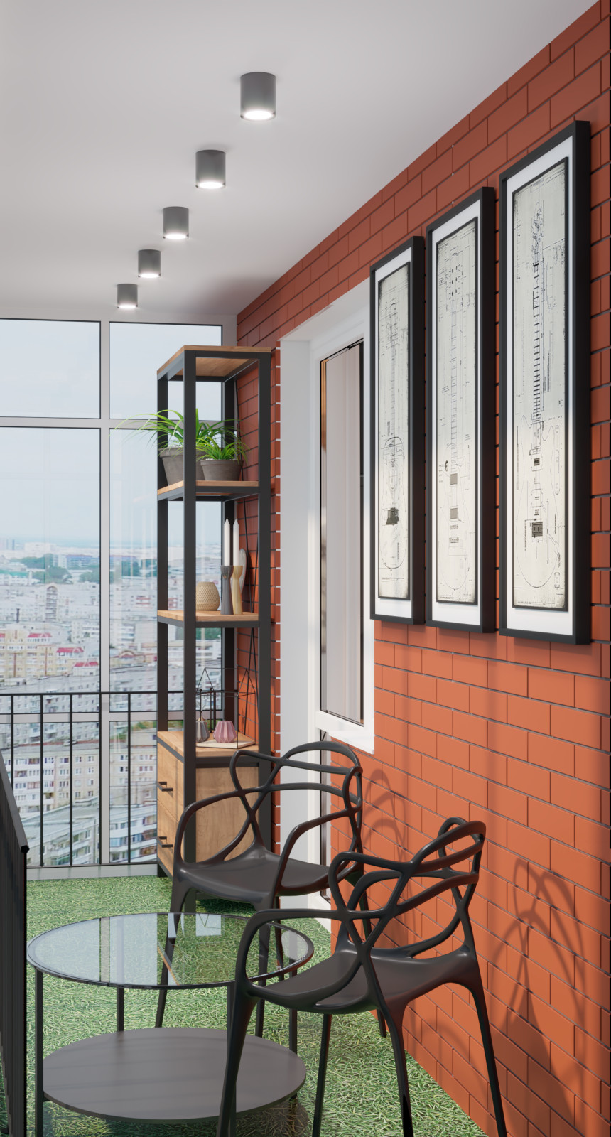 Яркая однокомнатная квартира