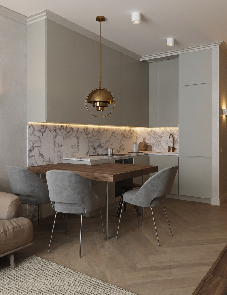 Studio apartment in Moscow