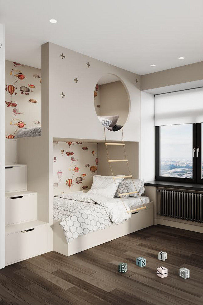 Дизайн-проект квартиры в стиле минимализм (Дыбенко)