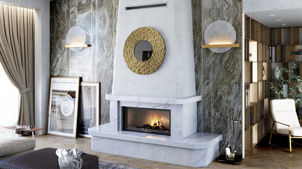 Обложка проекта: Топки серии HF 1100 (Stav). Широкоформатные дровяные камины.