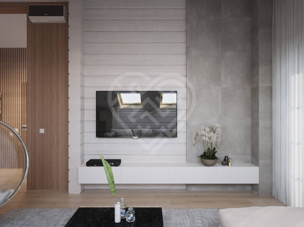 Дизайн интерьера дома из клеёного бруса в Подмосковье