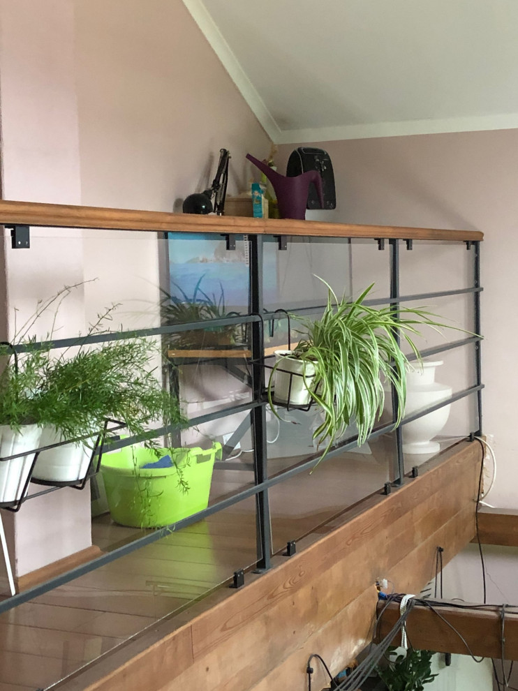 Обложка проекта: Лестница на металлокаркасе