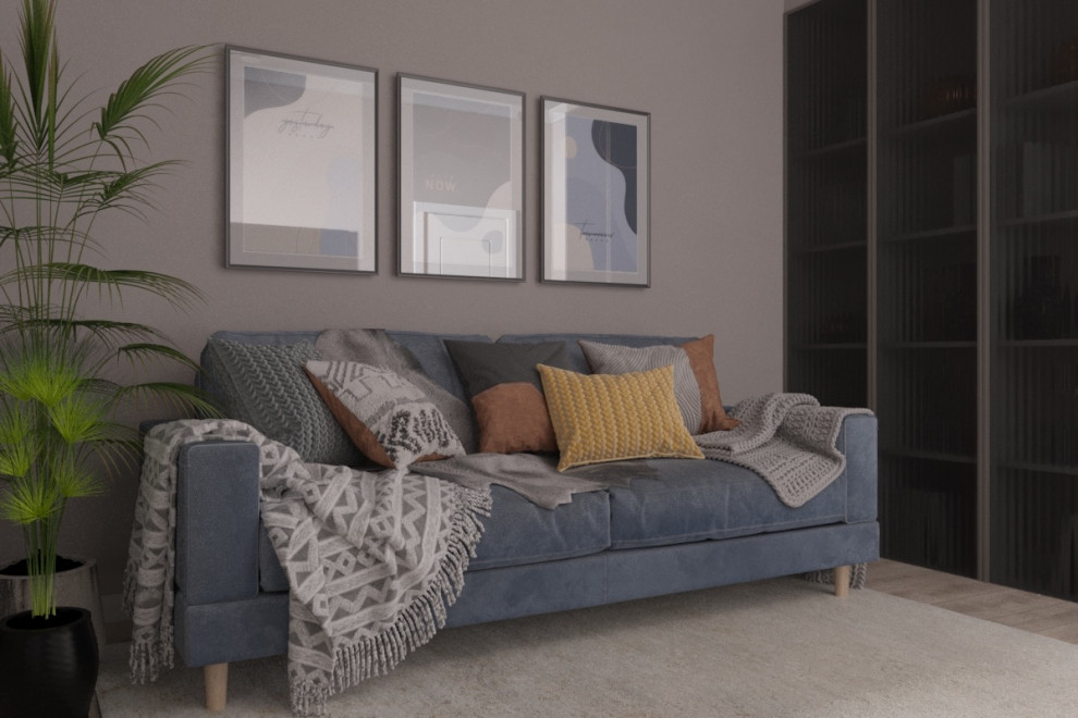 Обложка проекта: Кабинет в современном стиле