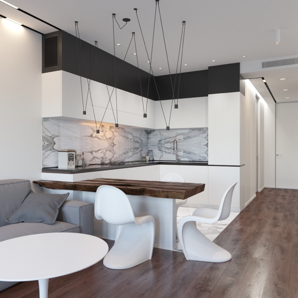 Минималистичная квартира в новостройке