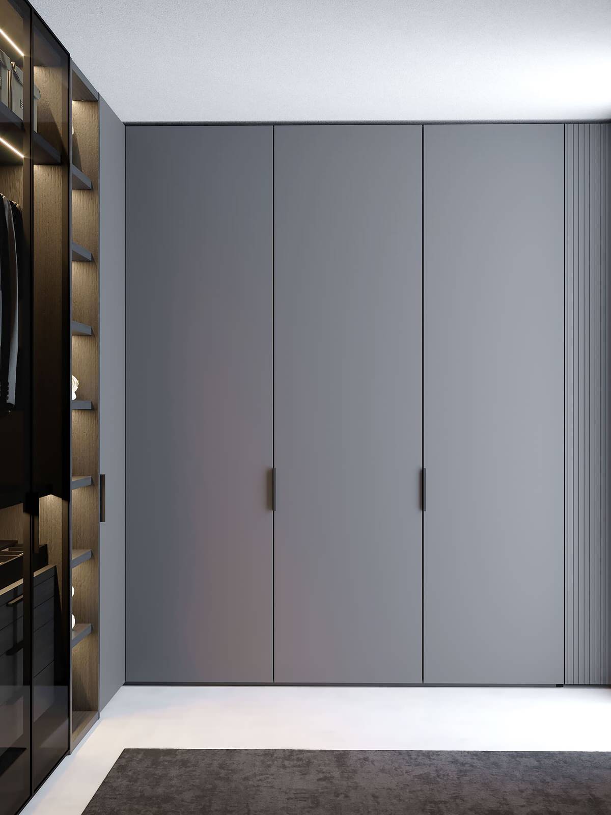 Шкаф с фасадами из эмали MONOFORM