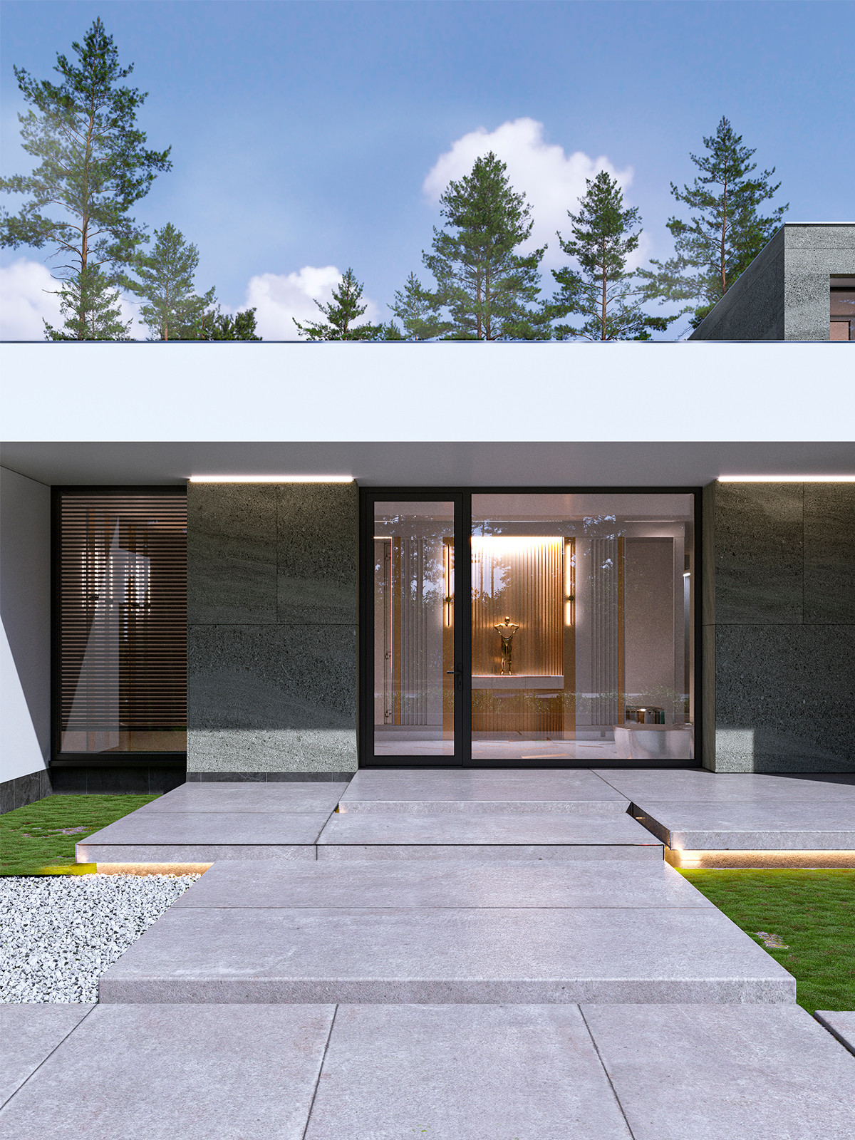 Частный дом в стиле "Хай-тек"