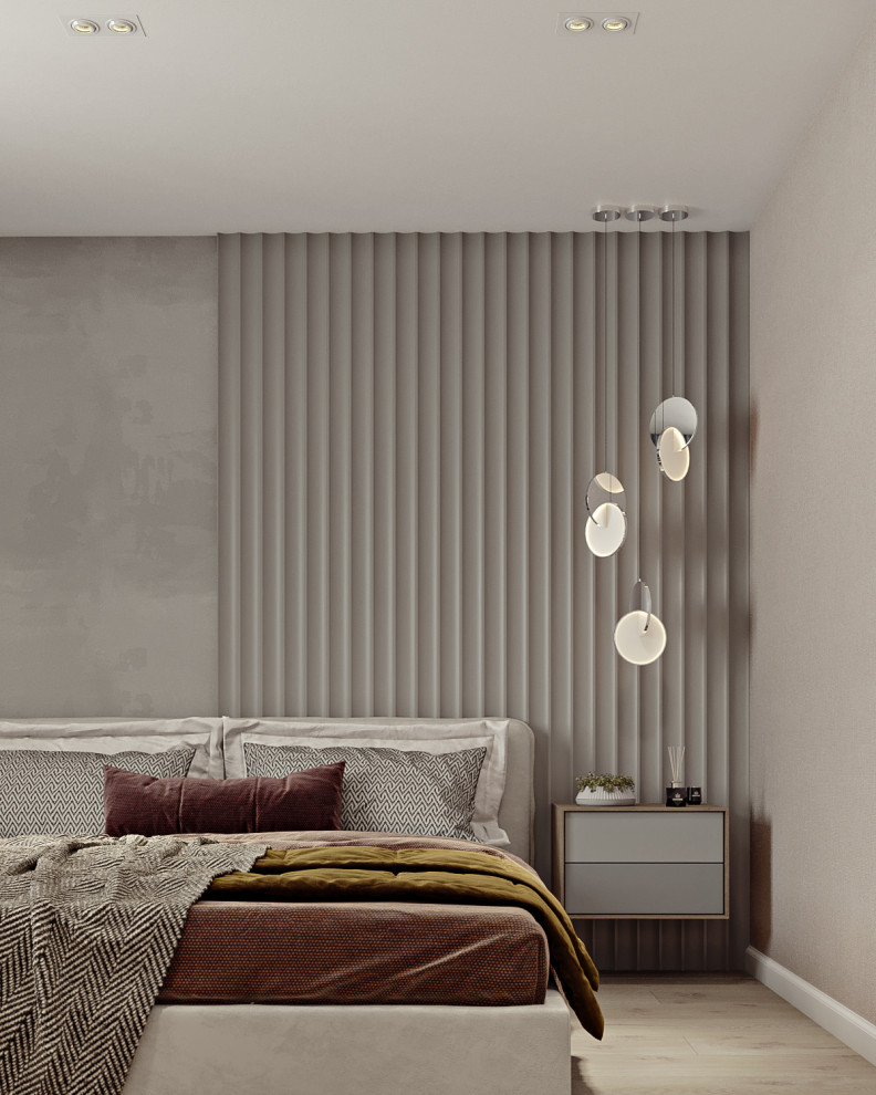 Дизайн проект спальни ЖК Лазурный г. Воронеж