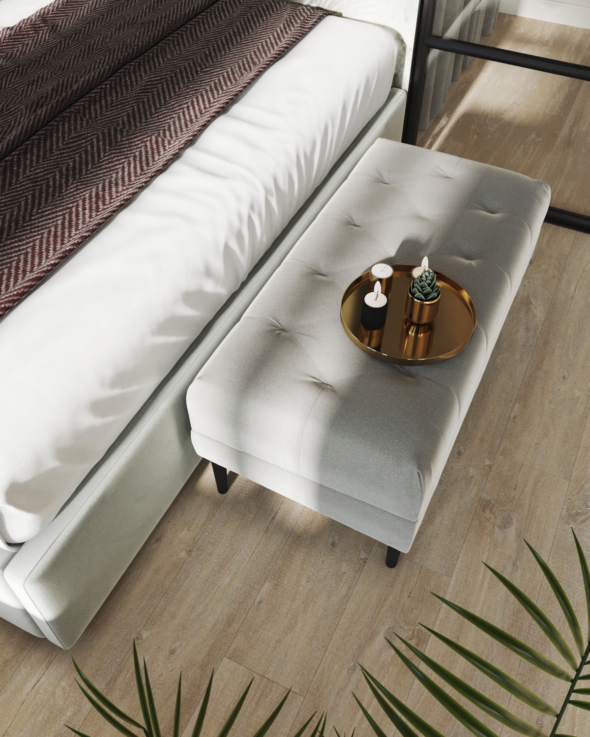 Под тенью пальмы на берегу Финского залива