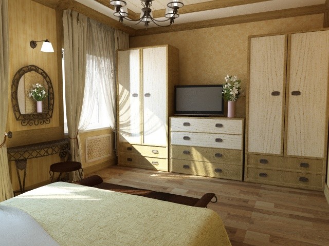 г.Буинск, спальня в стиле шалле