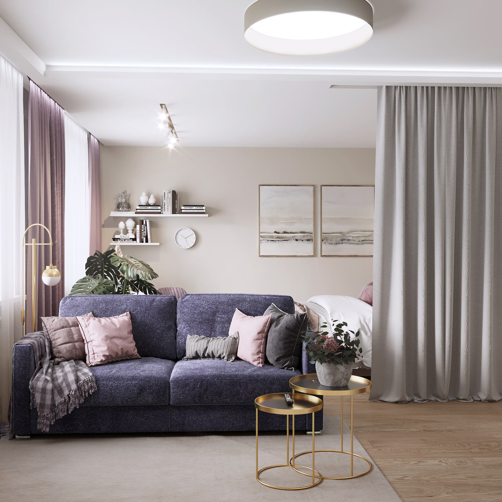 Нежная комната для молодой девушки